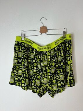 Bundle 2 Duluth Trading Co Buck Naked Holiday  Print 4XL and Gamer Print 4XL